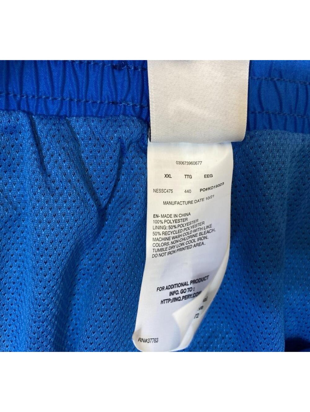 Vintage Nike Athletic Running Shorts Men's 2XL Blue Waistband Lined Pockets 9997 - Picture 5 of 15